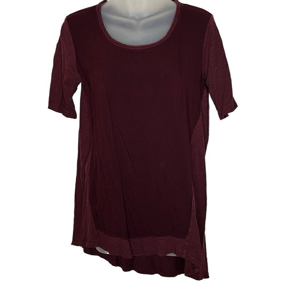 Anthropologie Left of Center Ellesmere Tunic Top Small